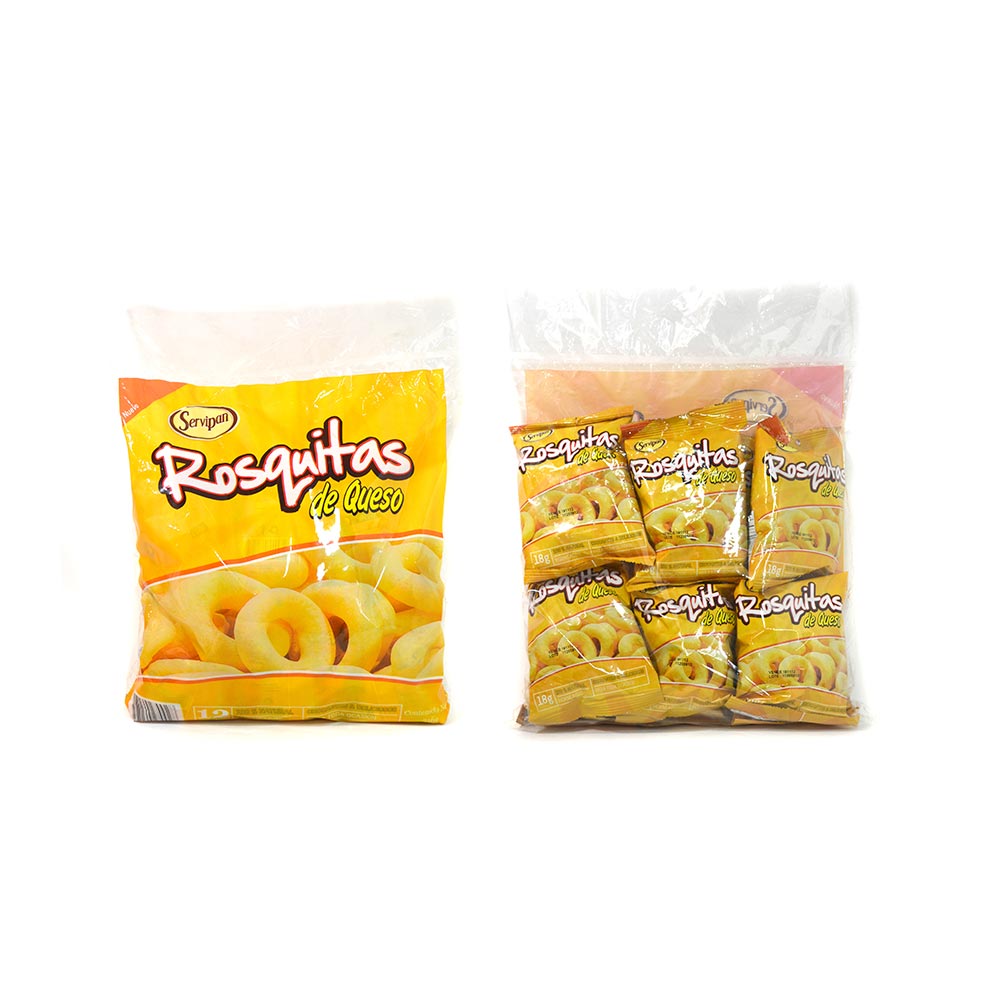 Roscas de queso Servipan paquete x12 x180 gr
