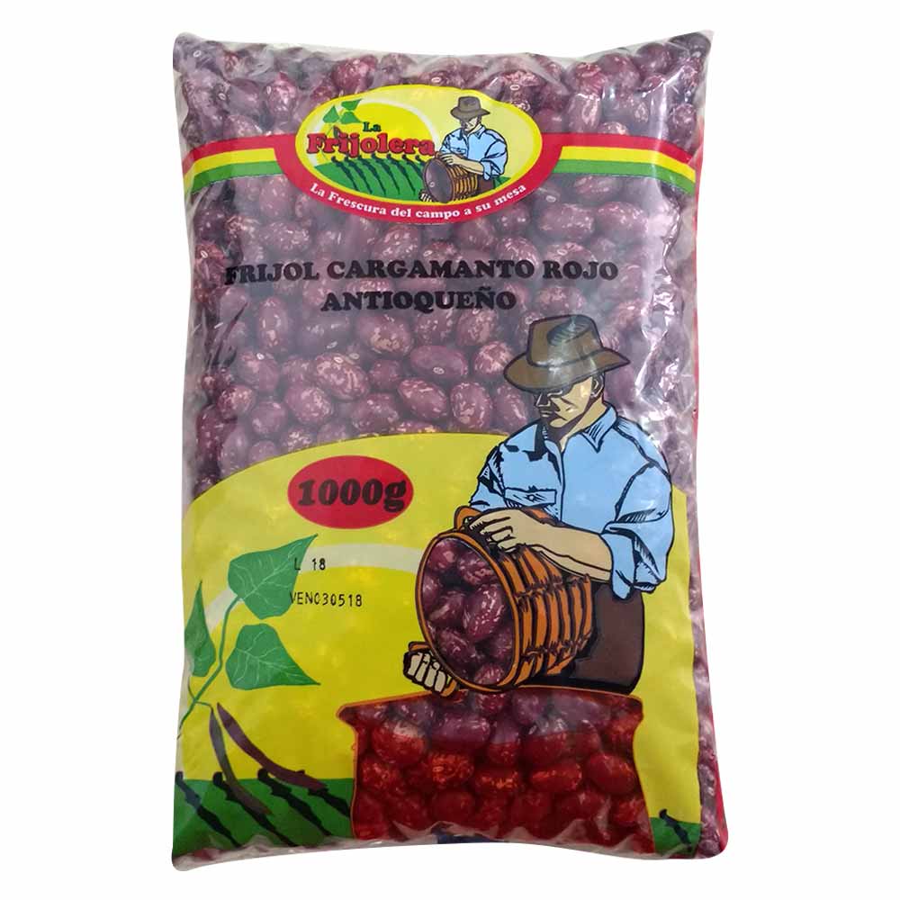 Frijol La Frijolera cargamanto rojo x1000g