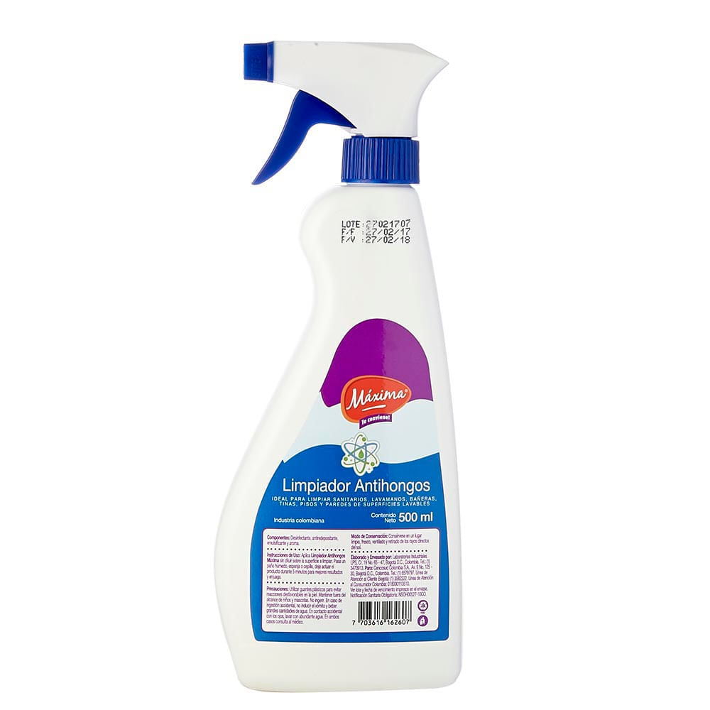 Limpiador anti hongos Máxima x500ml