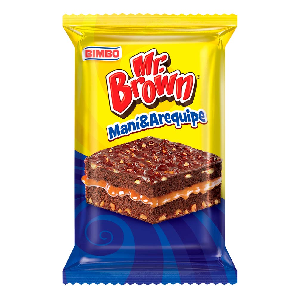 Brownie Mr. Brown maní arequipe x 75g