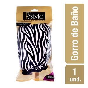 Gorro Freestyle De Baño Plástico Animal Print x 1 und