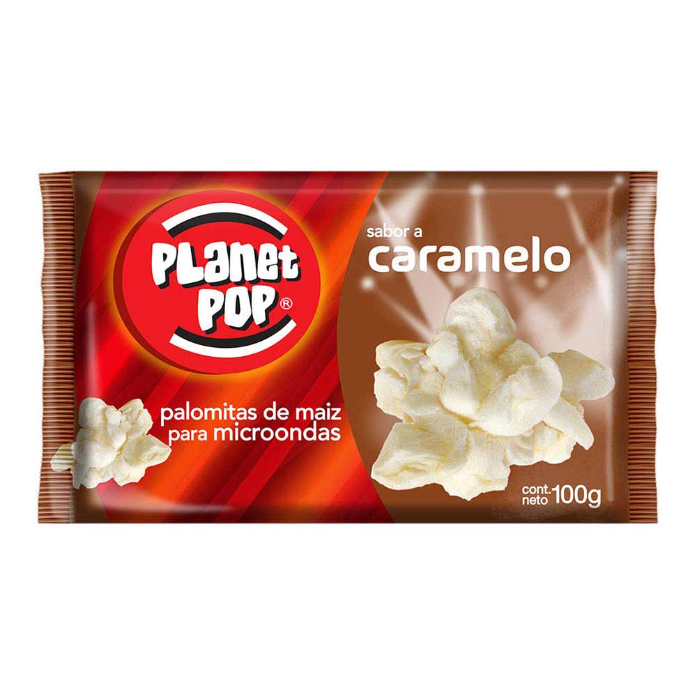 Palomitas Planet Pop Caramelo 100g