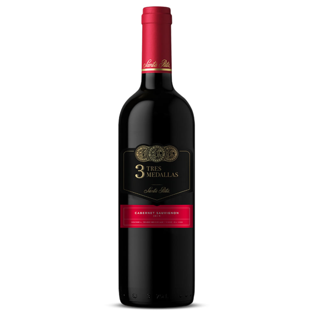 Vino Santa Rita Tres Medallas cabernet sauvignon x750ml