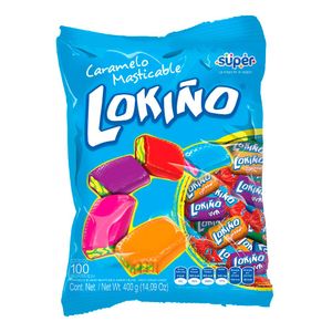Caramelo masticable Lokiño x 100und x 400g