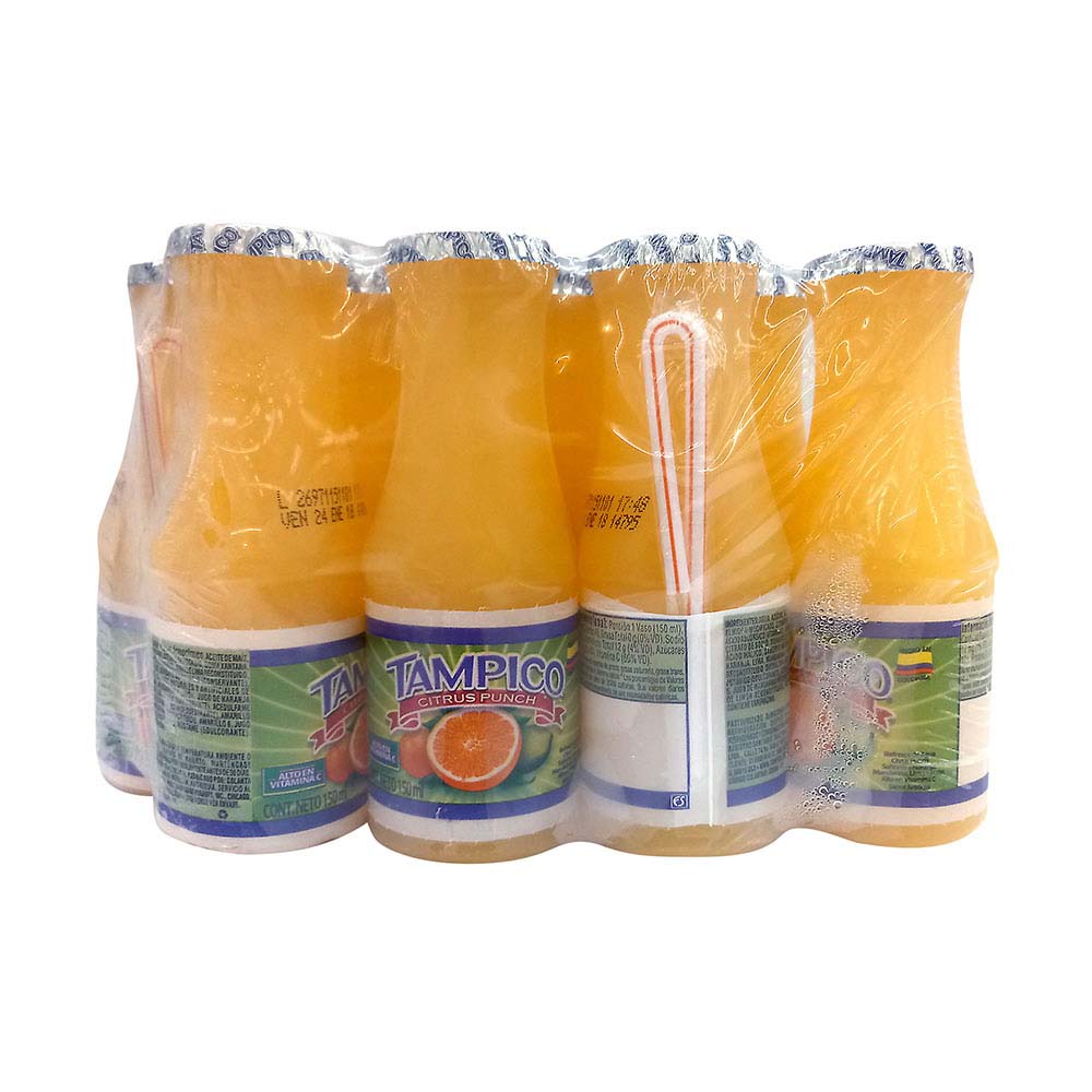 Refresco citrus punch Tampico x 8  und x 150 ml c-u