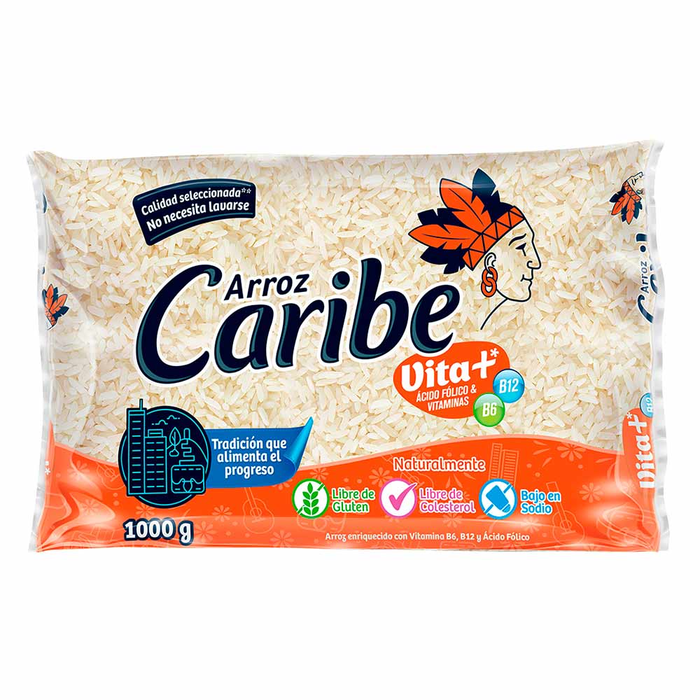 Arroz Caribe Vita+ x1000g