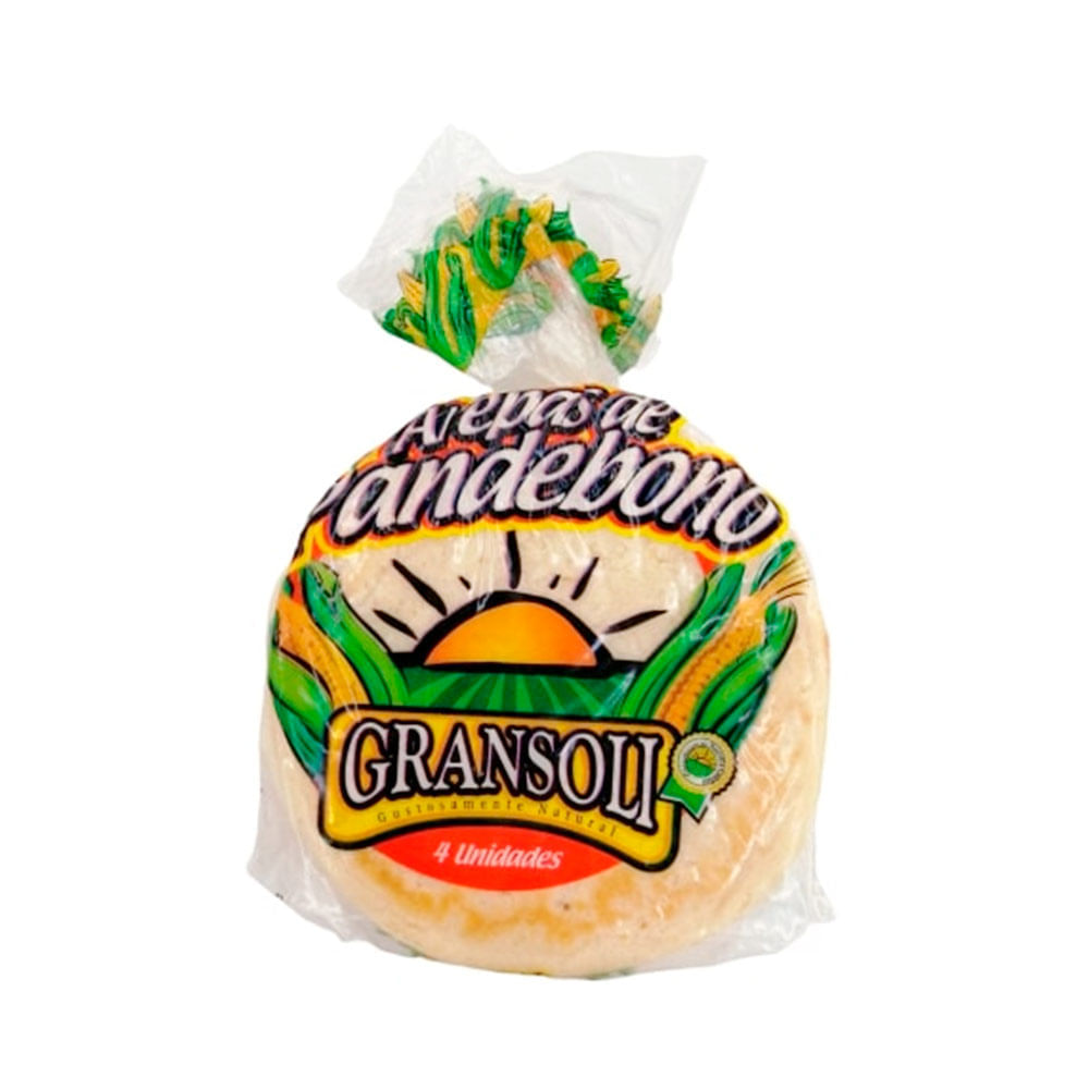 Arepas Gransoli con queso x5und x350g