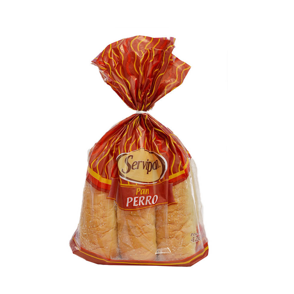 Pan perro Servipan x 420g x 6 und