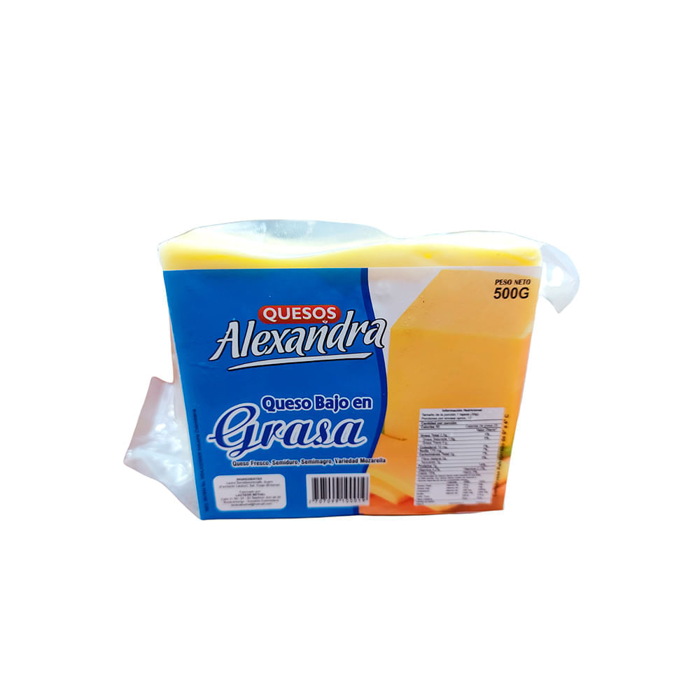 Queso Alexandra bajo en grasa x500g
