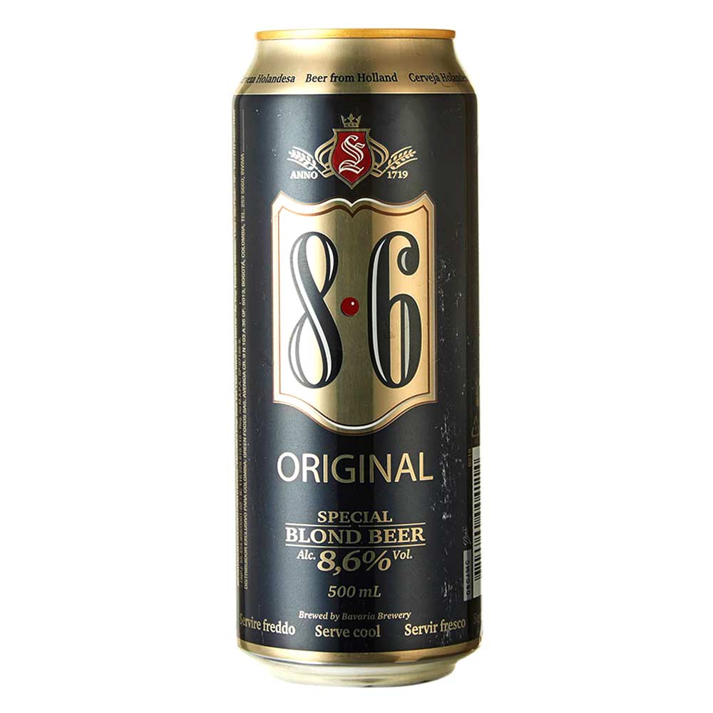 Cerveza 8.6 Especial x500ml