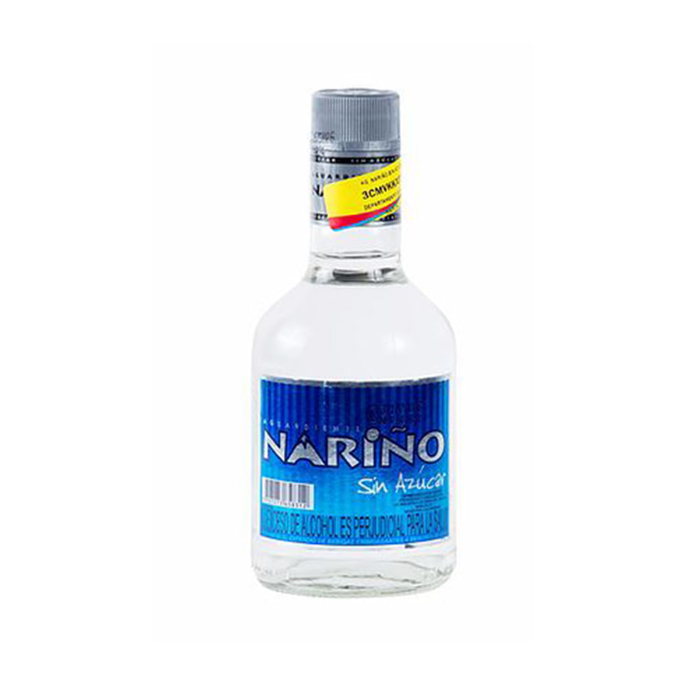 Aguardiente Nariño sin azúcar x 375 ml