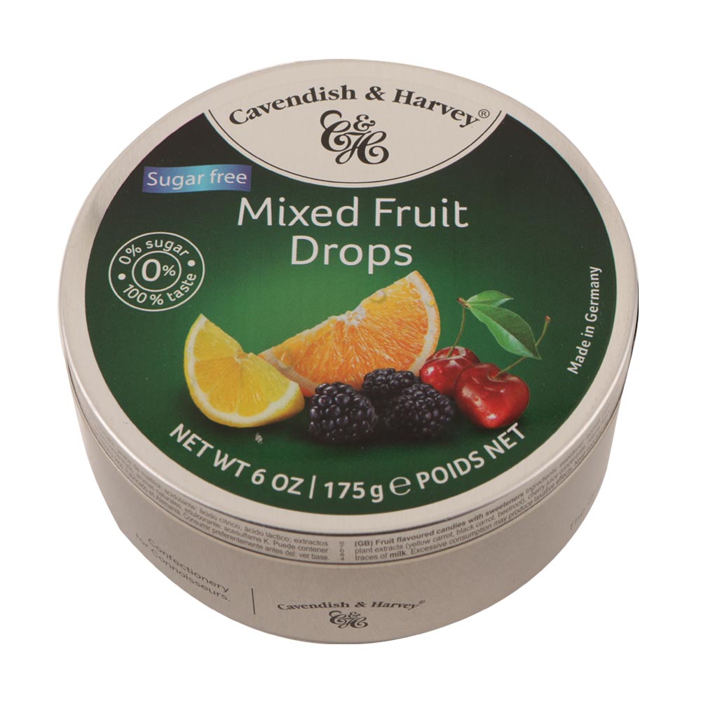 Caramelo Mix Frutas Sin Azúcar Cavendish & Harvey x 175 g