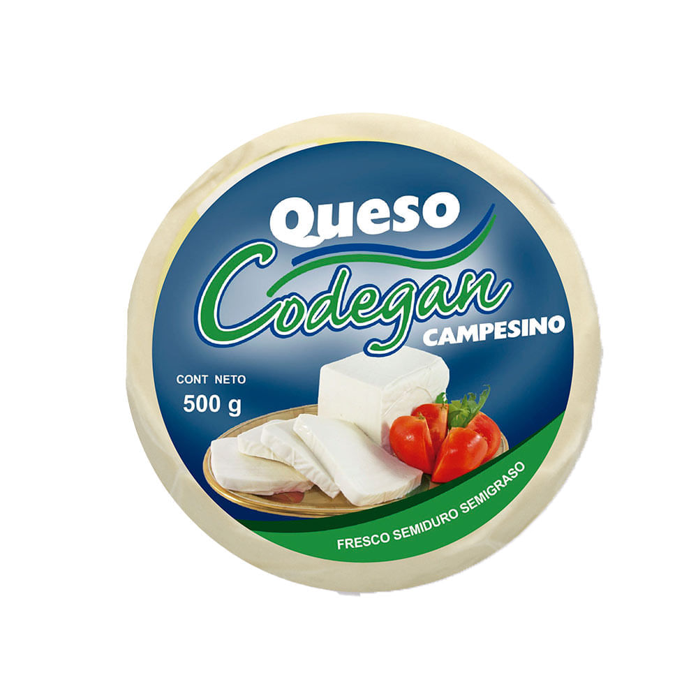 Queso campesino Codegan x500g