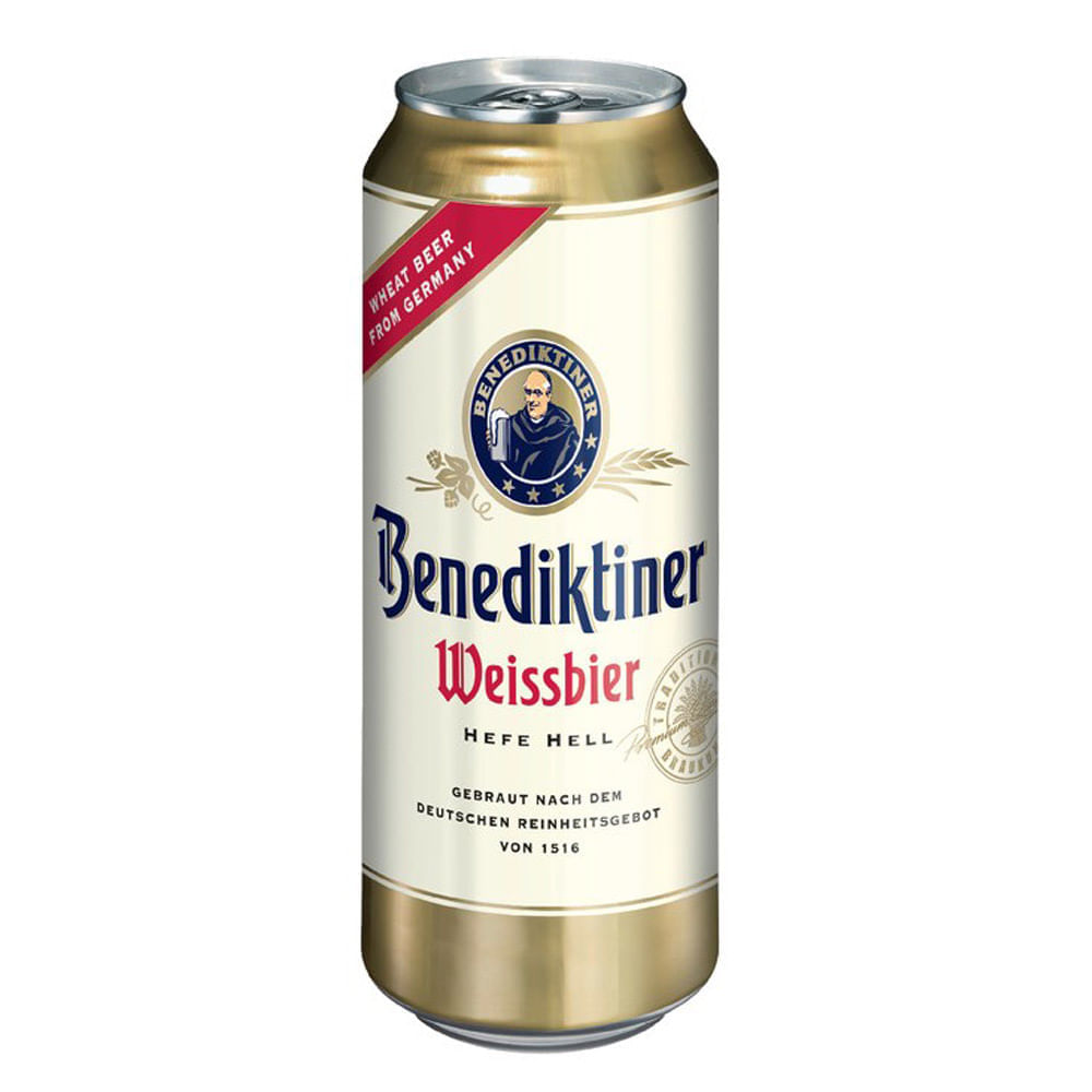 Cerveza Benedik Tiner Weissbier Lata x 500  Ml