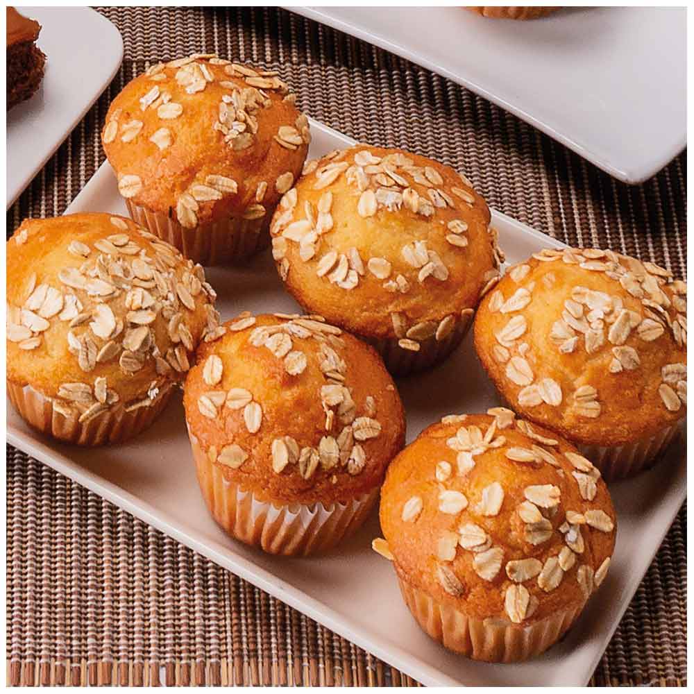 Muffins Avena Sin Azúcar 6 Und