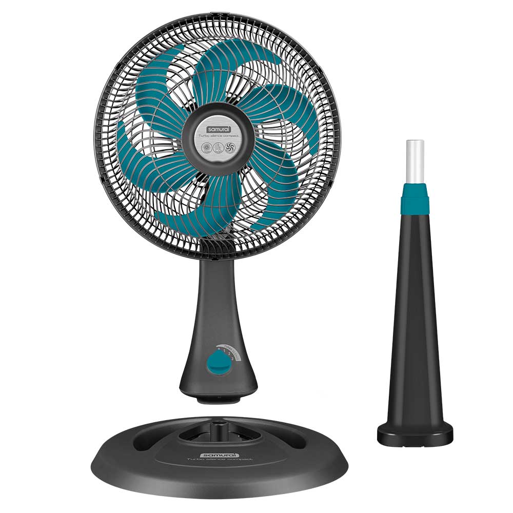 Ventilador Samurai Turbo Silence Compacr 2 en 1 -TS-30AZ