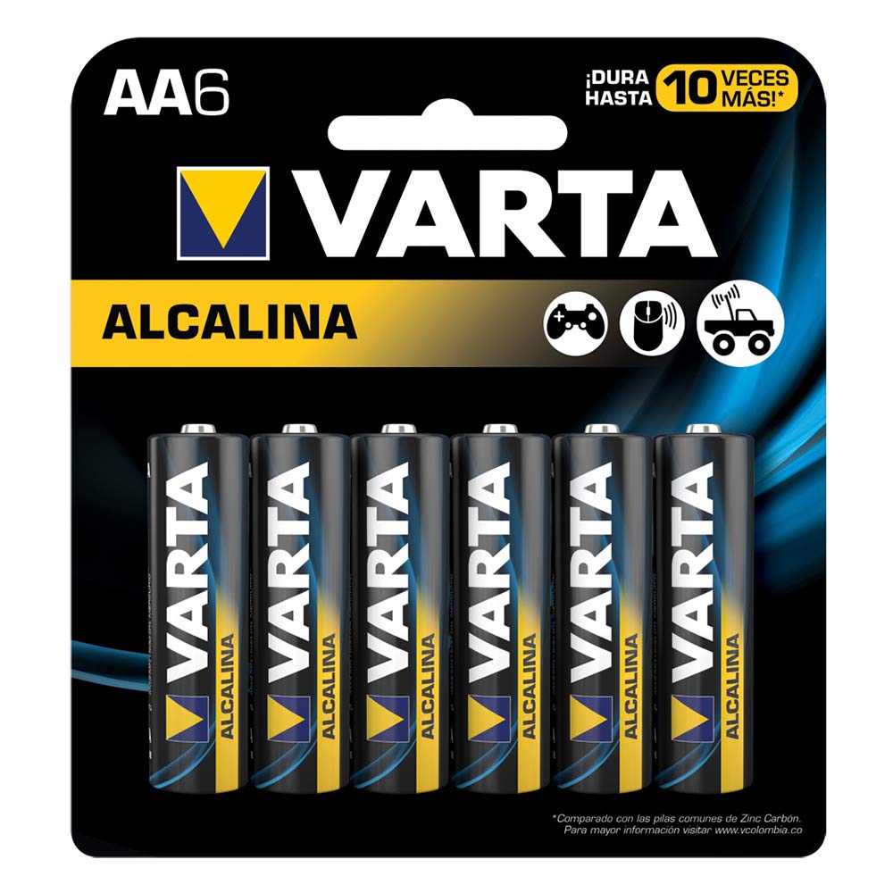 Pila Alcalina AA Varta x6 und