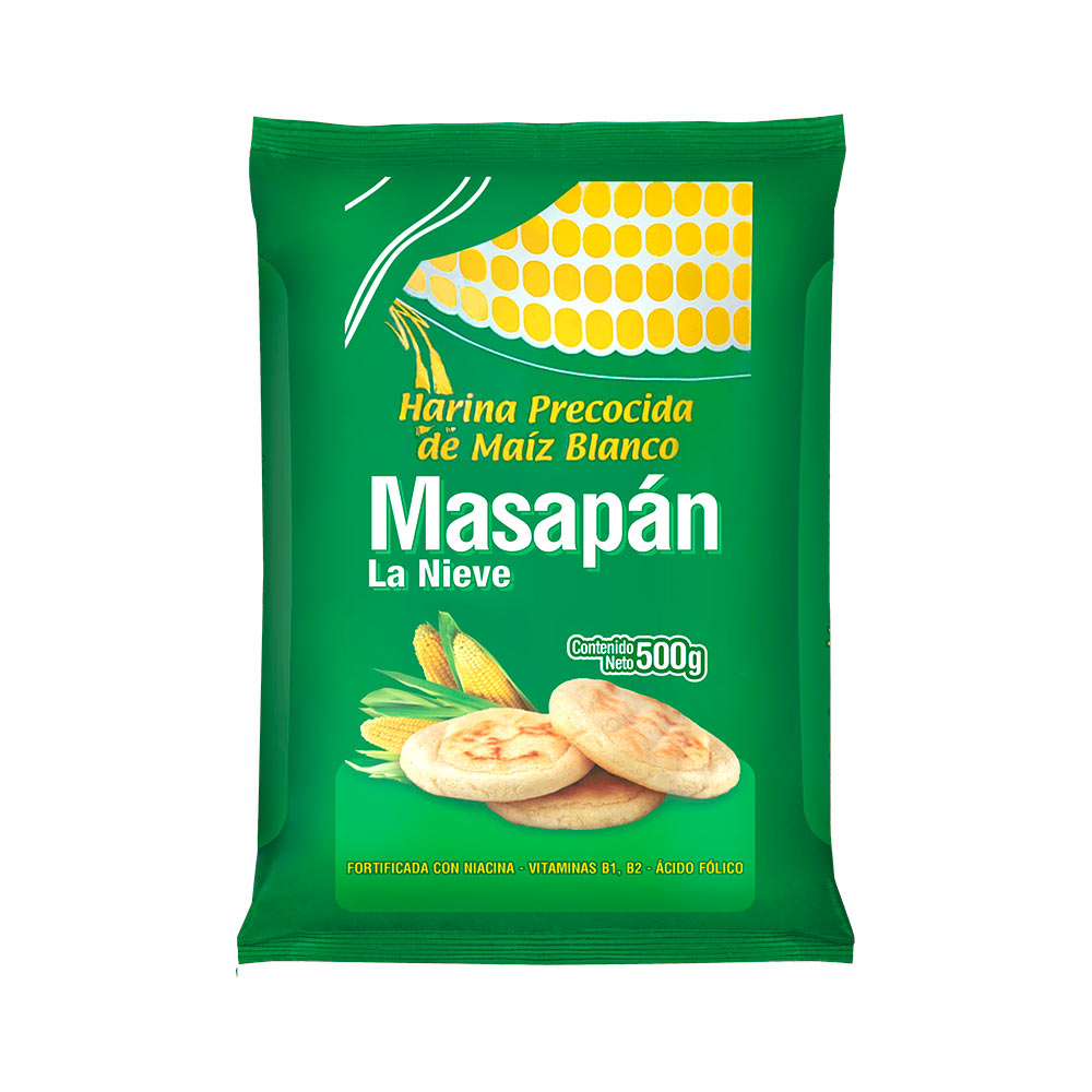 Harina Masapán La Nieve maíz blanco x500g