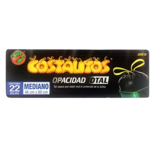 Bolsa costalitos opacidad total mediana x22und