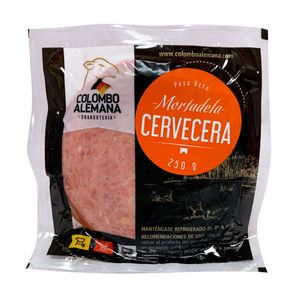 Mortadela cervecera Colombo Alemana x250g