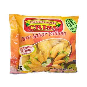 Empanadas Congelados Criss carne x25und x1375g