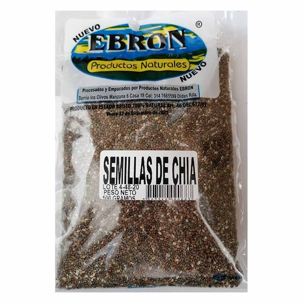 Semilla de chía Ebron x 100gr
