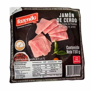 Jamón de cerdo La Fazenda 7 tajadas x150g