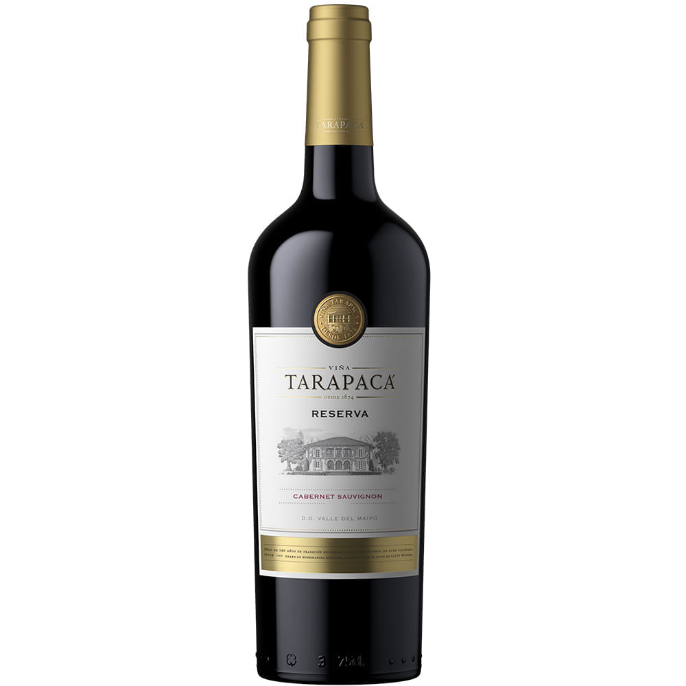 Vino tarapaca reserva cabernet sauvignon botx750ml