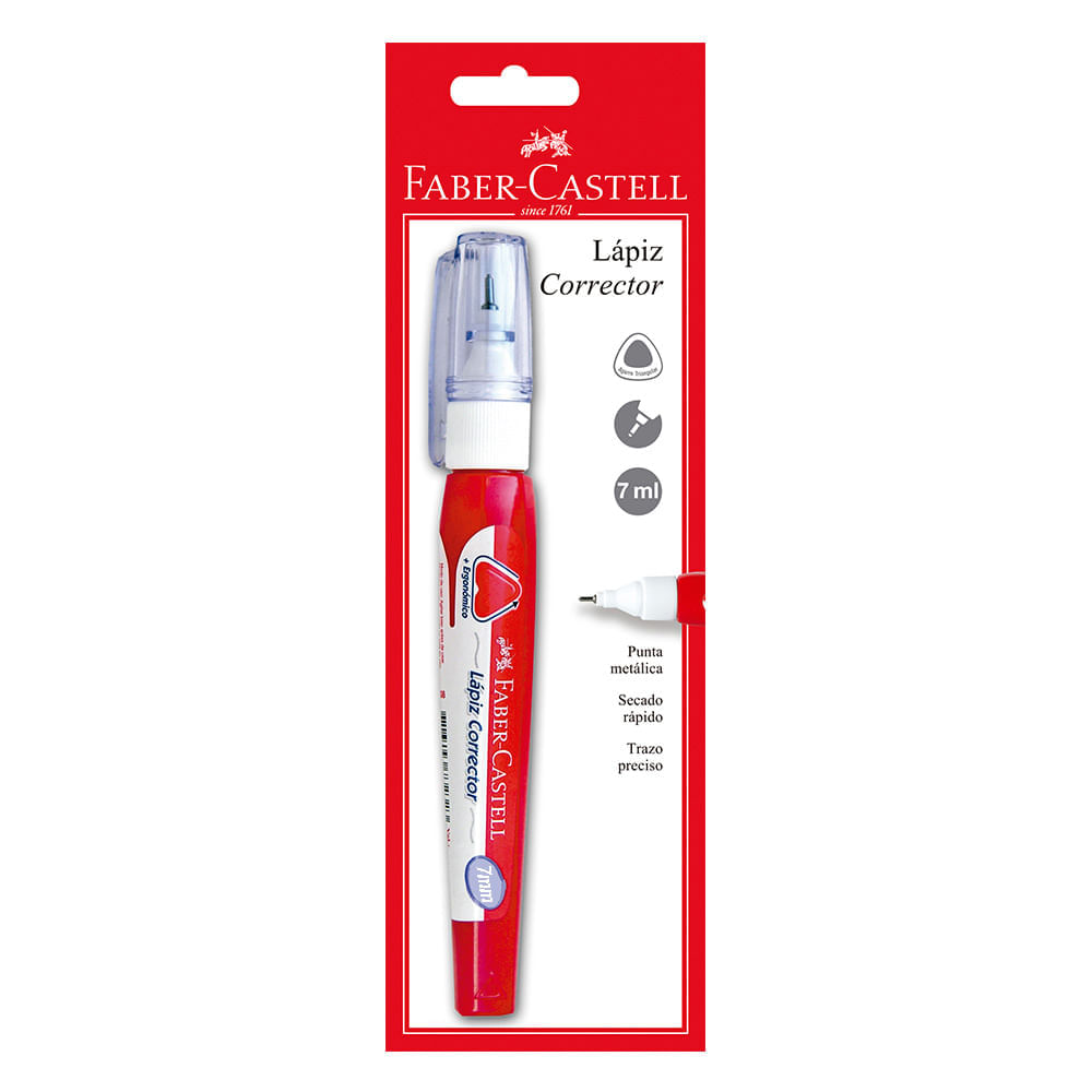 Lapiz corrector Faber Castell x7ml