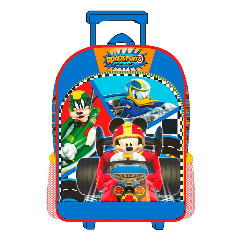 Morral Back Pack Con Ruedas Mickey Continente