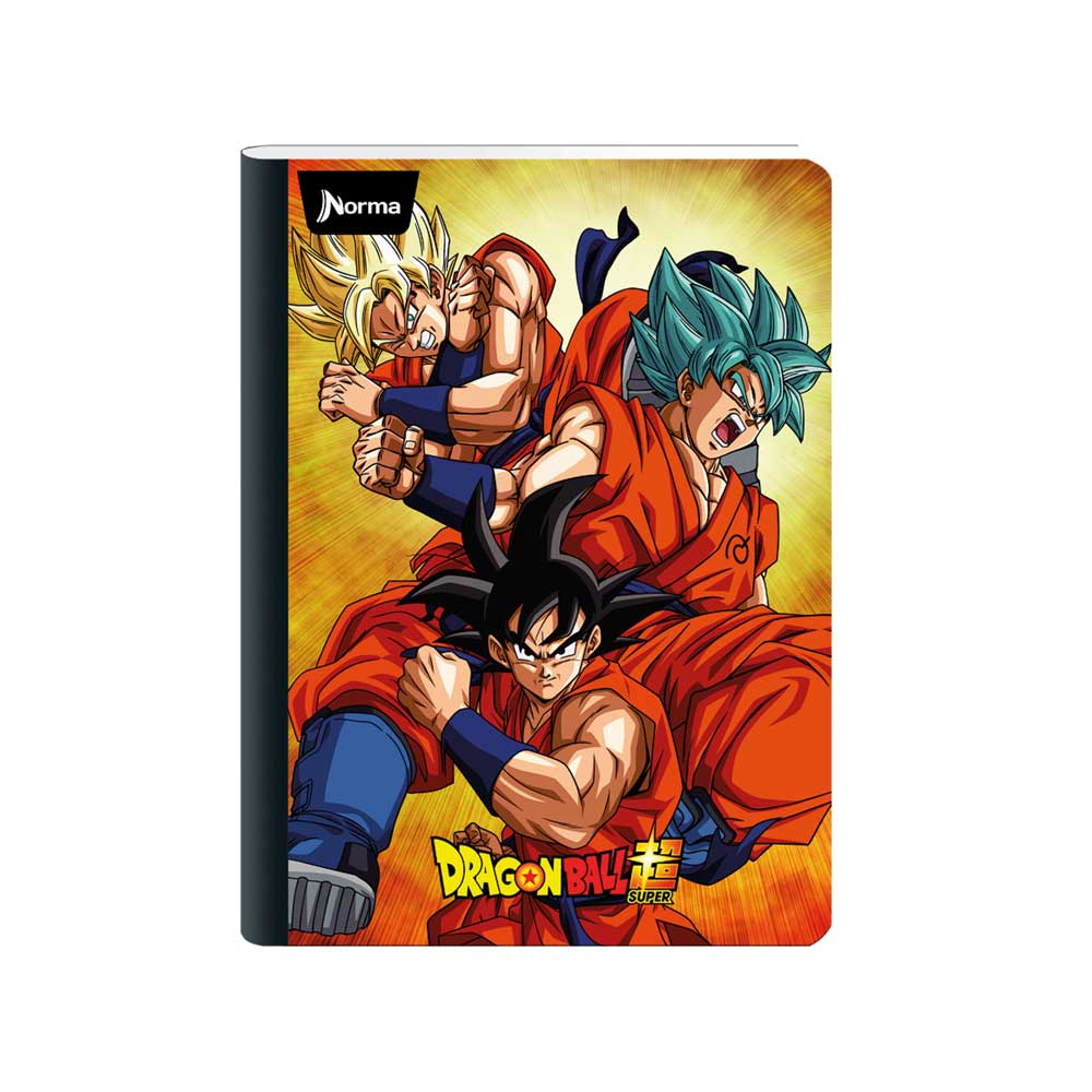 Cuaderno Norma cosido Dragon Ball 100 hojas 1 materia doble linea Surtido