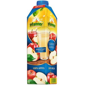 Jugo pfanner manzana con pulpa sin filtrar x1l