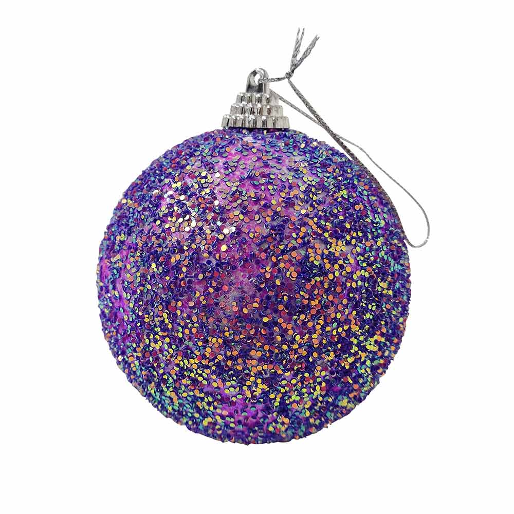 Esfera Mostacillas Fantasía Navidad Krea