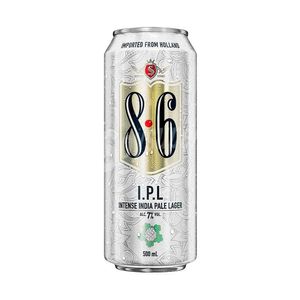 Cerveza 8.6 intense india pale lager lata x500ml