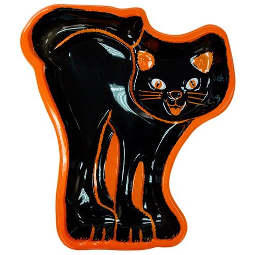 Bandeja Sempertex fiesta halloween gato 33x27 cm pack x1 und