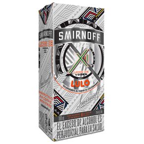 Licor smirnoff vodka lulo caja tetrapack x1000ml