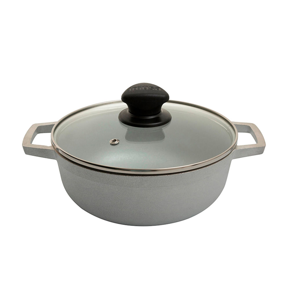Caldero Imusa 20cm original tapa de vidrio