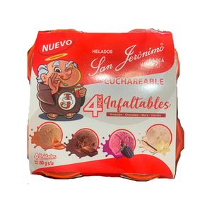 Helado San Jerónimo infaltables surtido x4 unds x80g
