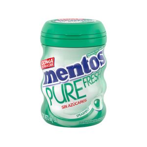 Goma de mascar mentos menta verde sin azucar x60g