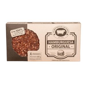 Hamburguesa La Boutique de las Carnes original x600g x4 und