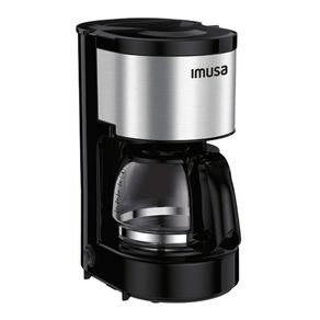 Cafetera Imusa 6 Tazas Perfectta Inox Negro