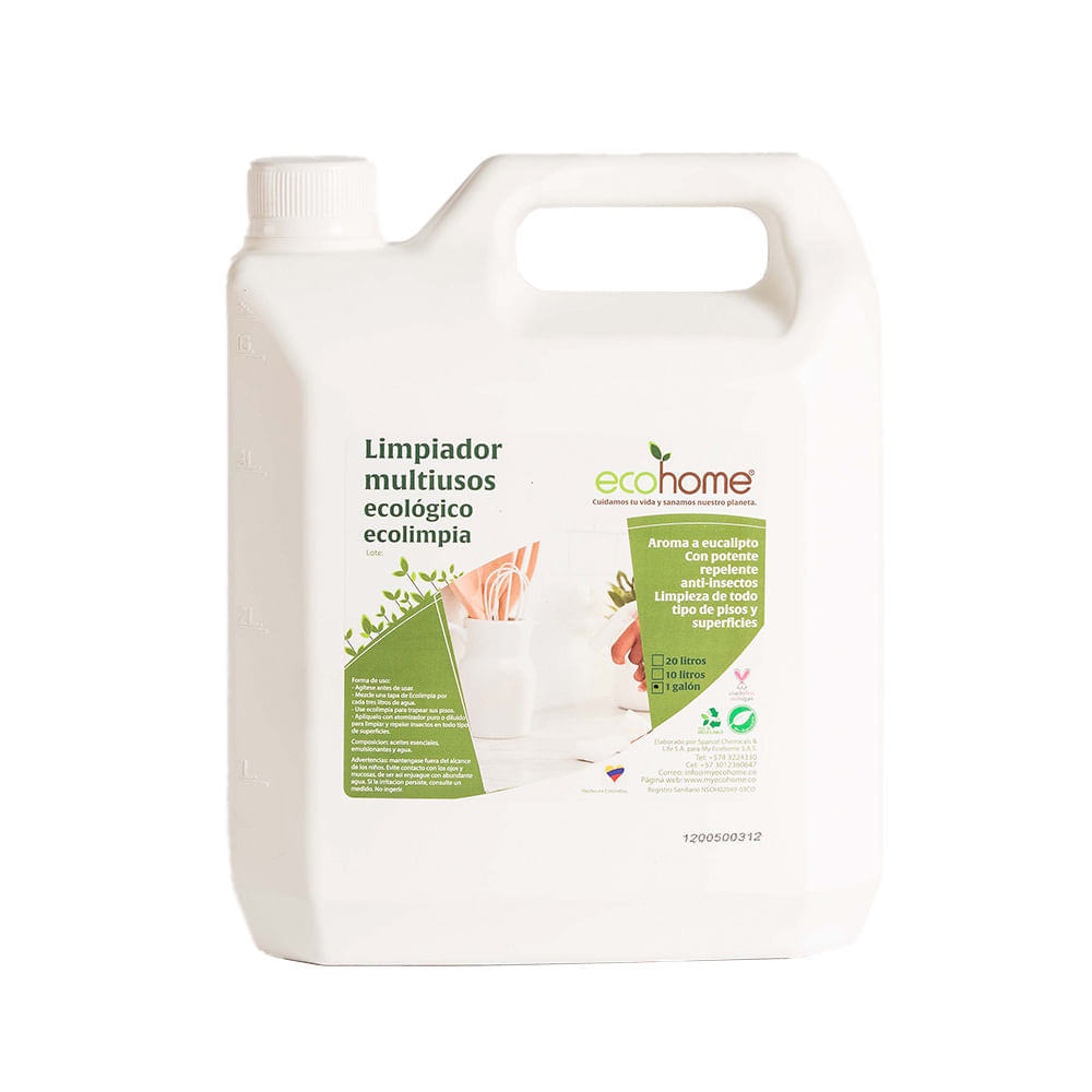 Limpiador Ecohome multiusos ecológico repelente de insectos x 1 galón