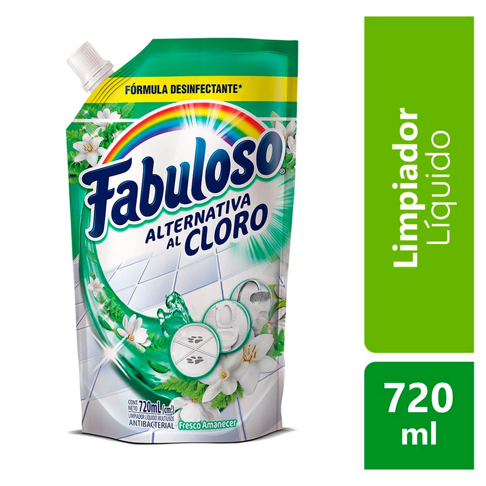 Limpia Pisos Fabuloso Alternativa al Cloro Fresco Amanecer x720ml