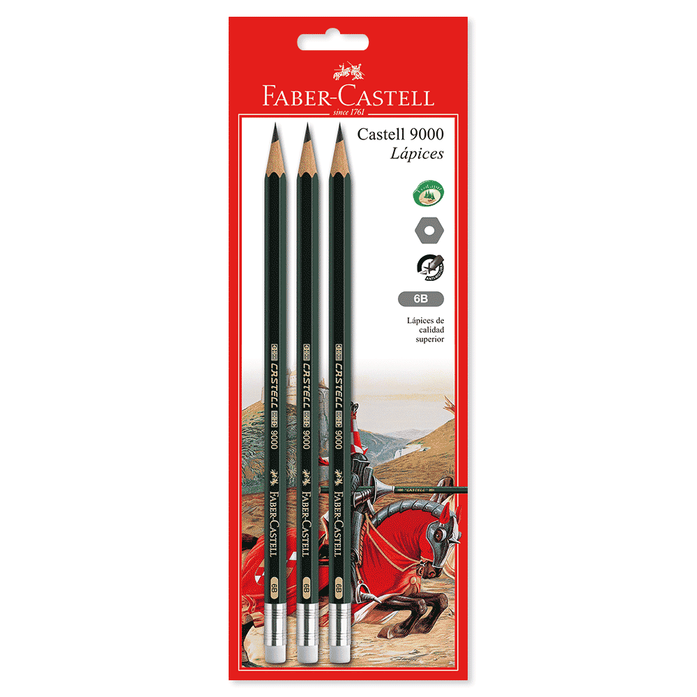 Lapiz graduado regent 6bx3 ref.ofb12506bx3