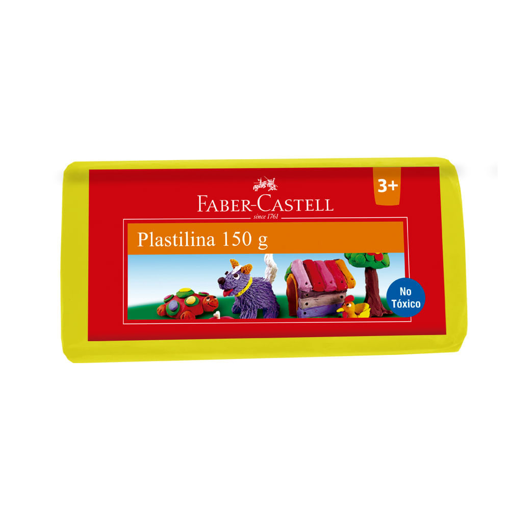 Plastilina pl-150a amarilla 150 gr