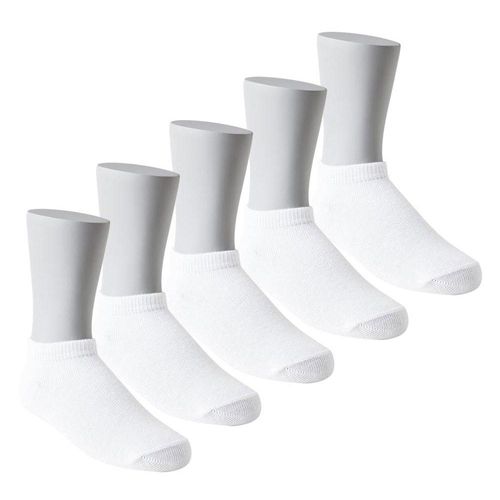 Calcetines Algodón Masculino Blanco Safino x5 H
