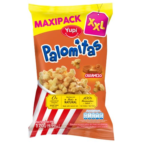 Palomitas yupi caramelo maxipack x170g