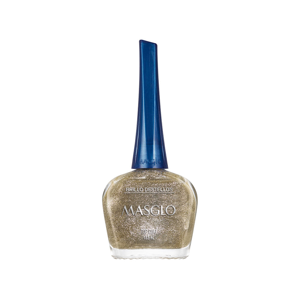 Esmalte Masglo uñas brillo destellos x13.5ml