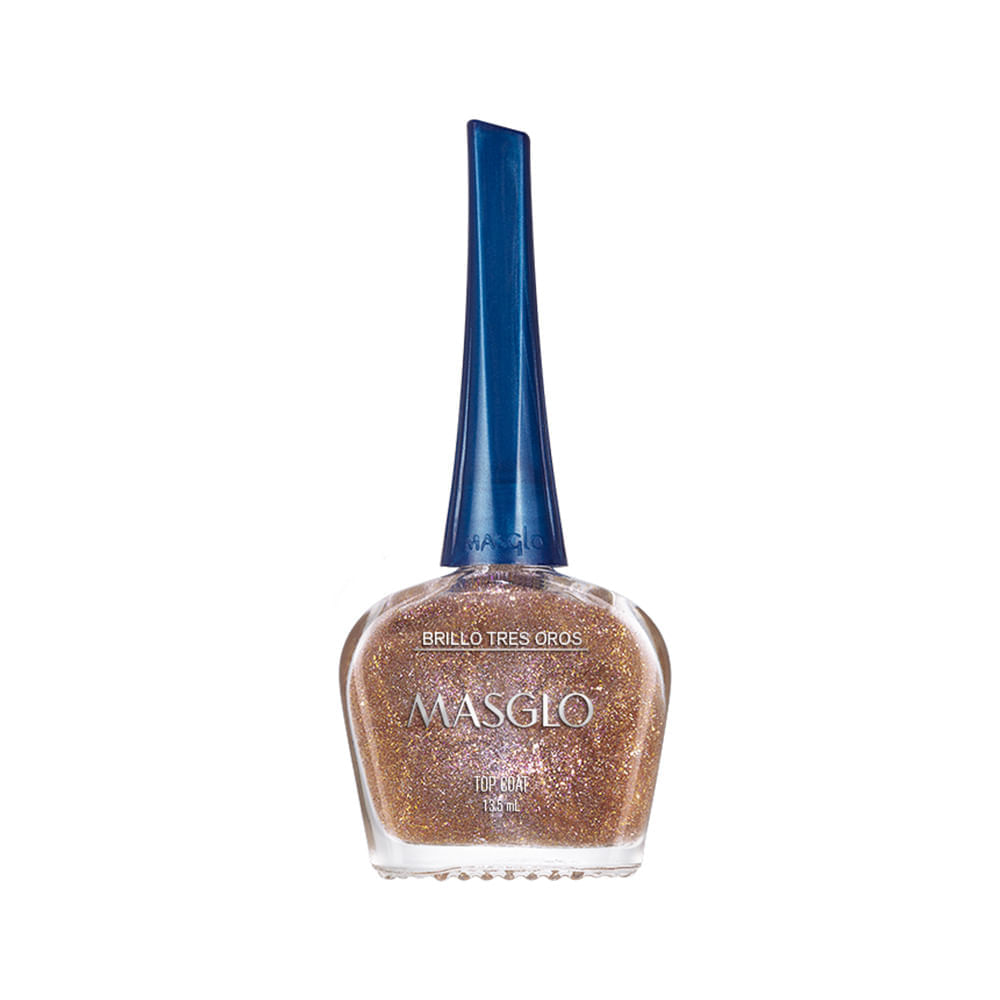 Esmalte Masglo uñas brillo tres oro x13.5ml