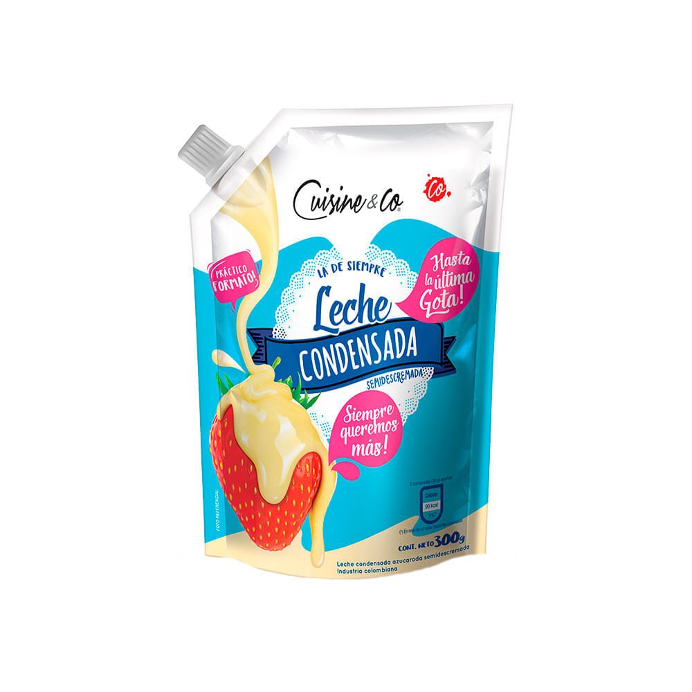 Leche condensada Cuisine&Co doypack x300g